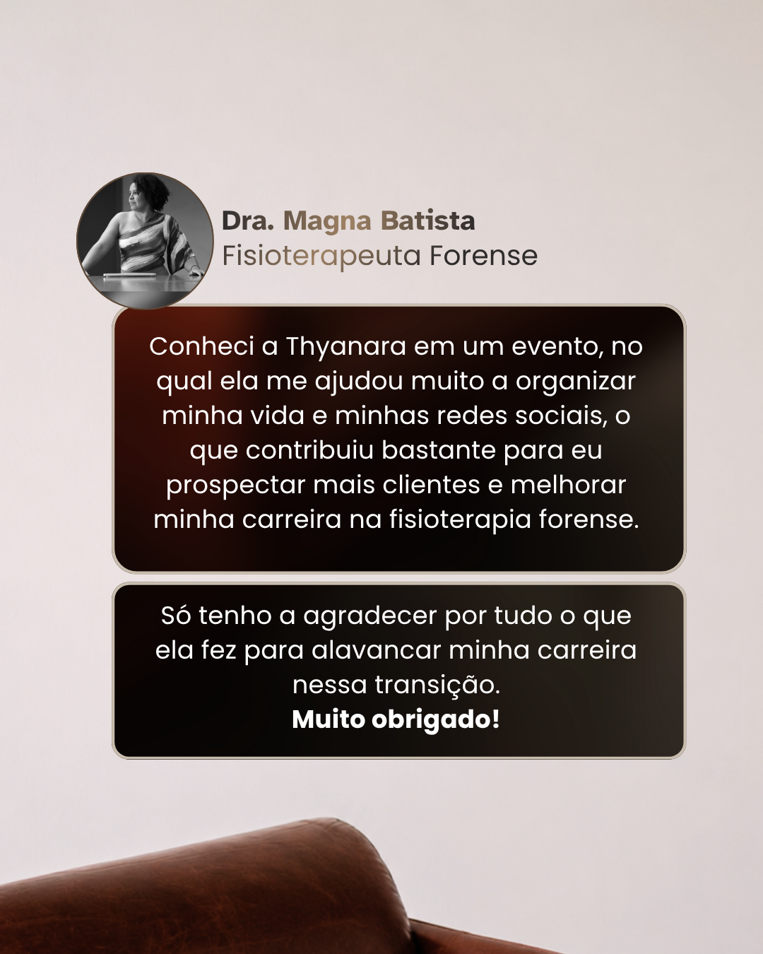 Depoimento de Dra. Magna Batista